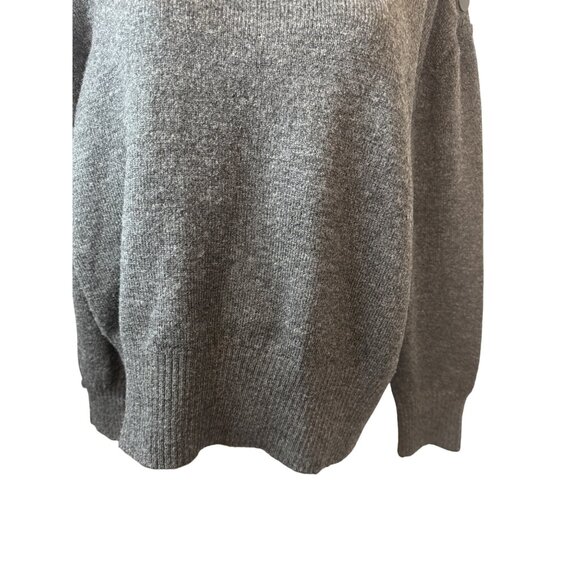 2/$30 ZARA Small Charcoal Grey Turtleneck Sweater Shoulder Button Detail - Picture 9 of 15